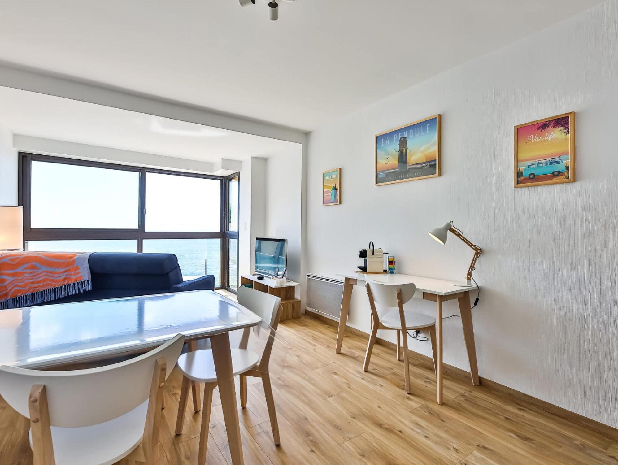 Appartement Au Pied De La Plage, Vue Imprenable Sur La Mer Les Sables-dʼOlonne Eksteriør billede